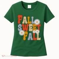 Fall Sweet Fall Retro Flower Women's T-Shirt thumb 0