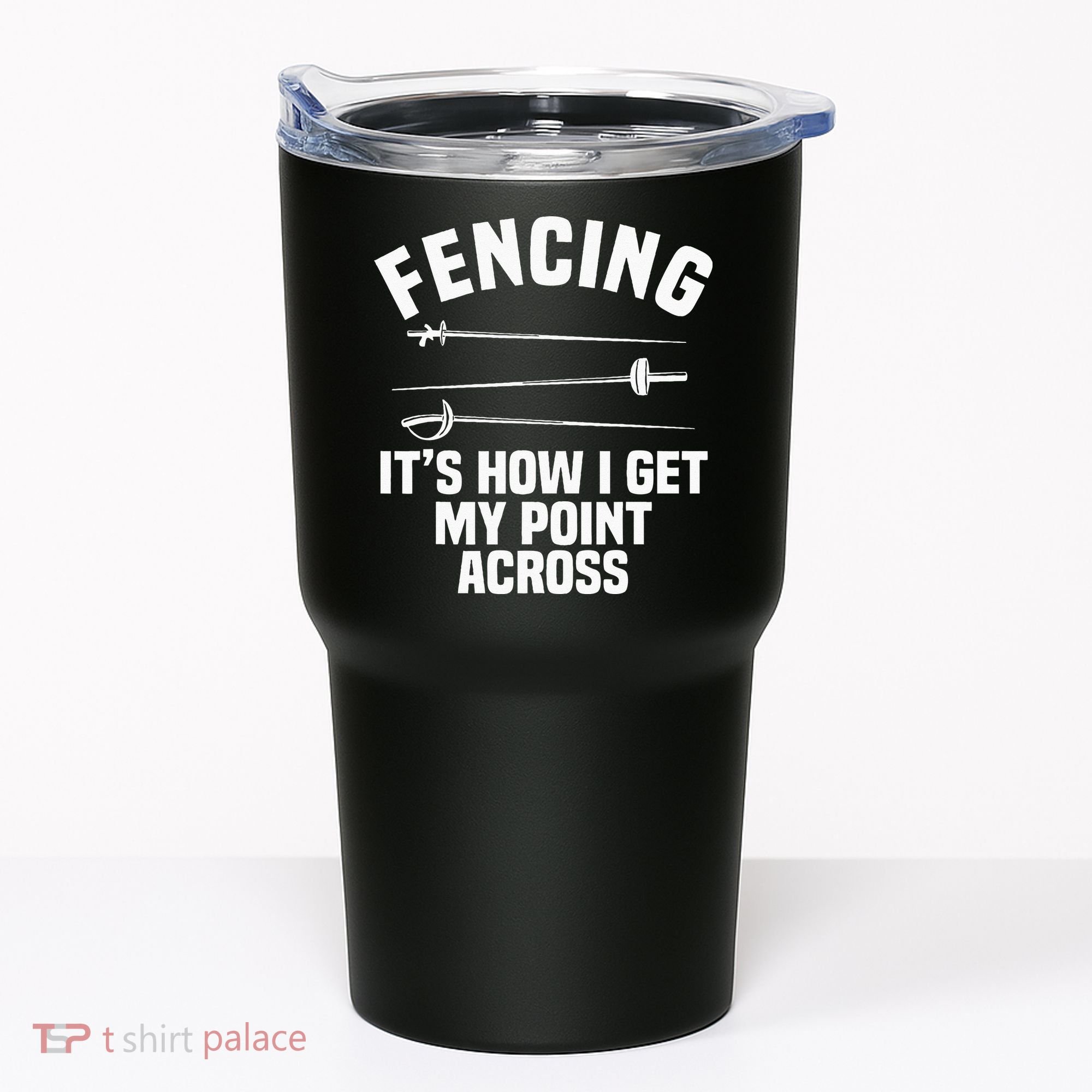 Fencing Sport Fence Foil Epee Sabre Sword Fencer Tumbler