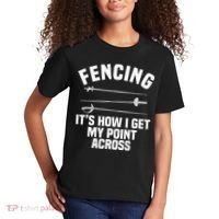 Fencing Sport Fence Foil Epee Sabre Sword Fencer Kids T-Shirt thumb 2