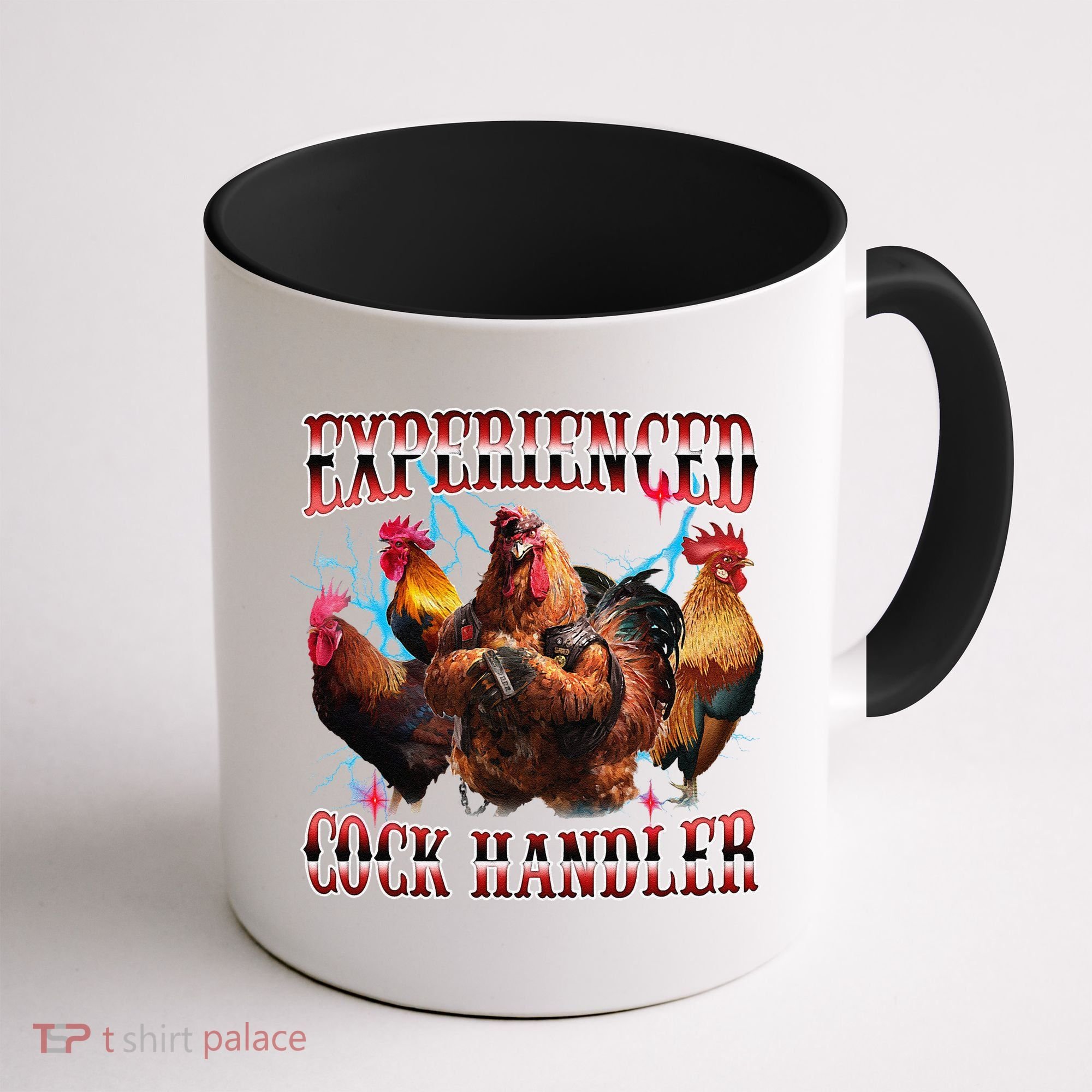Funny Sayings For Adult Experienced Cock Handler Meme Dank Coffee Mug
