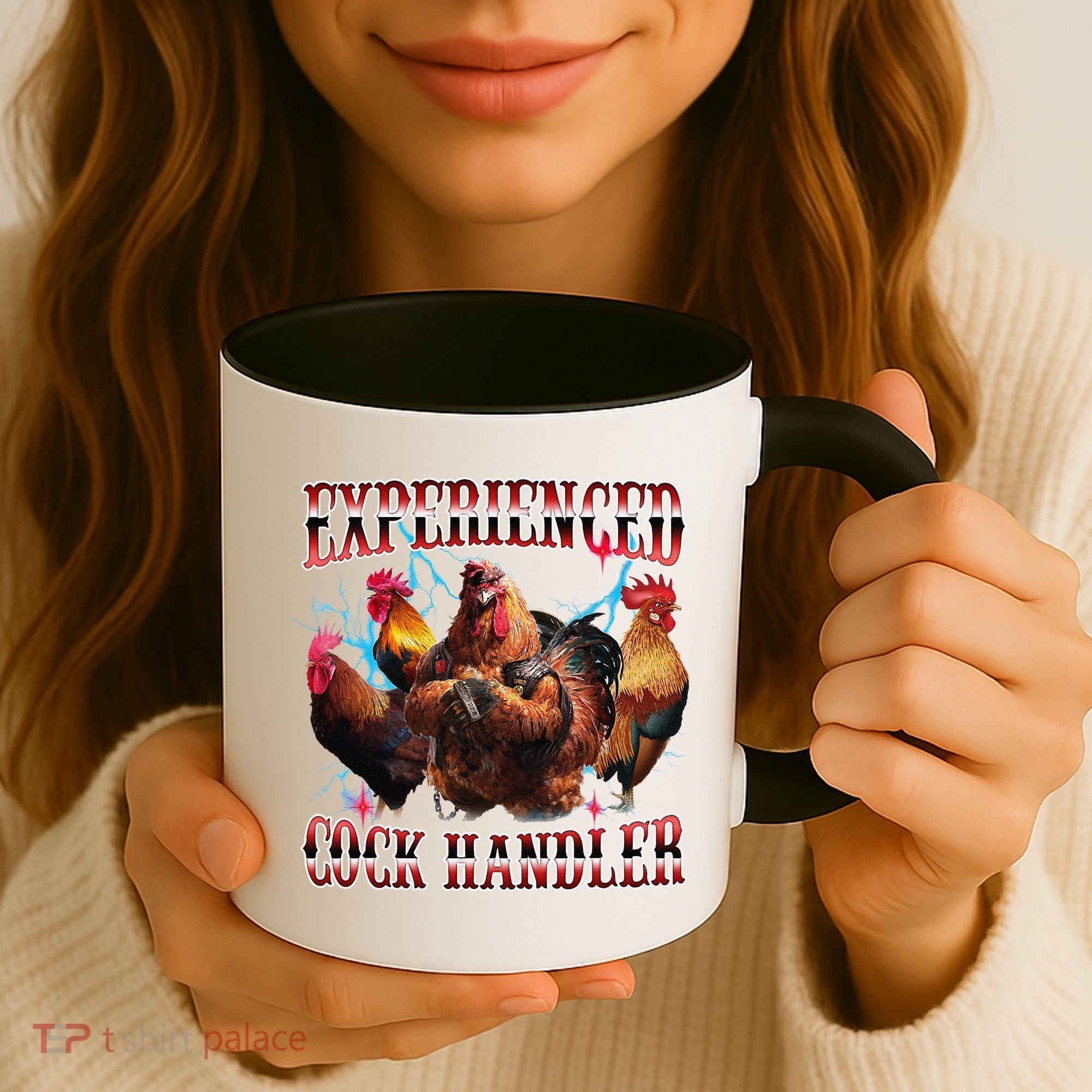 Funny Sayings For Adult Experienced Cock Handler Meme Dank Coffee Mug