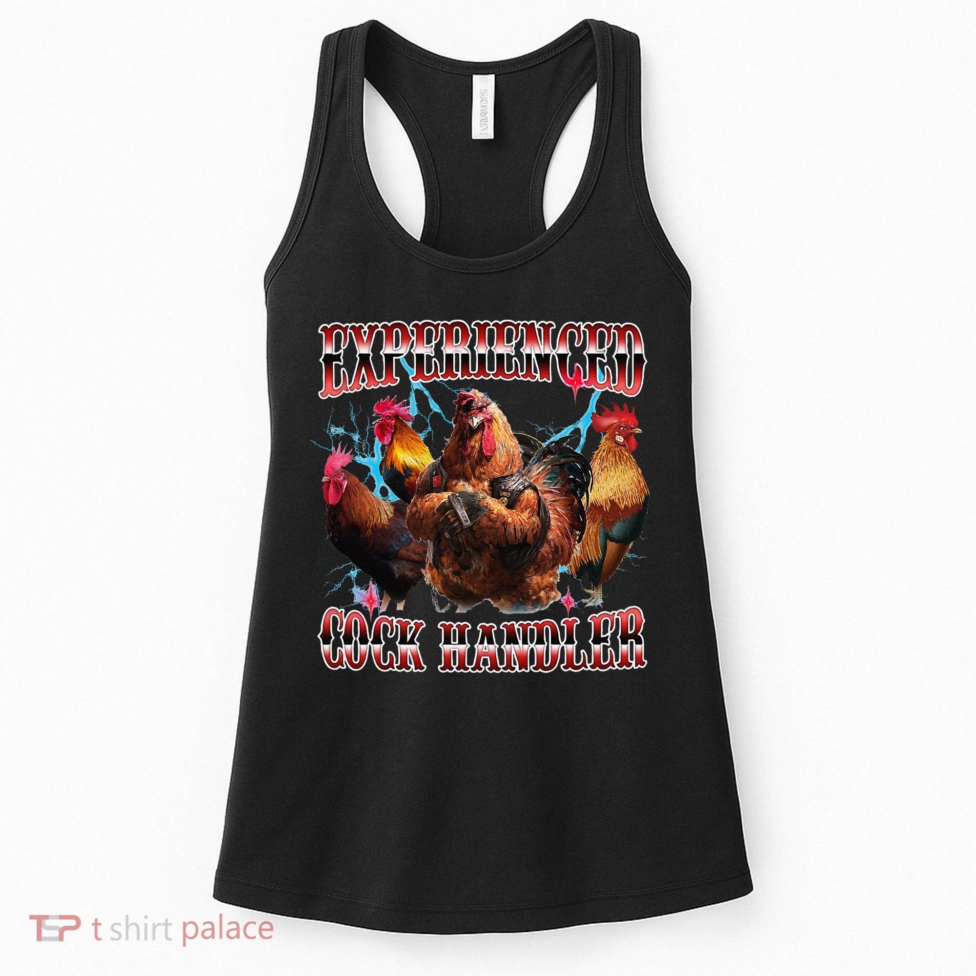 Funny Sayings For Adult Experienced Cock Handler Meme Dank Women's Tank Top