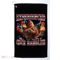 Funny Sayings For Adult Experienced Cock Handler Meme Dank Golf Towel thumb 0