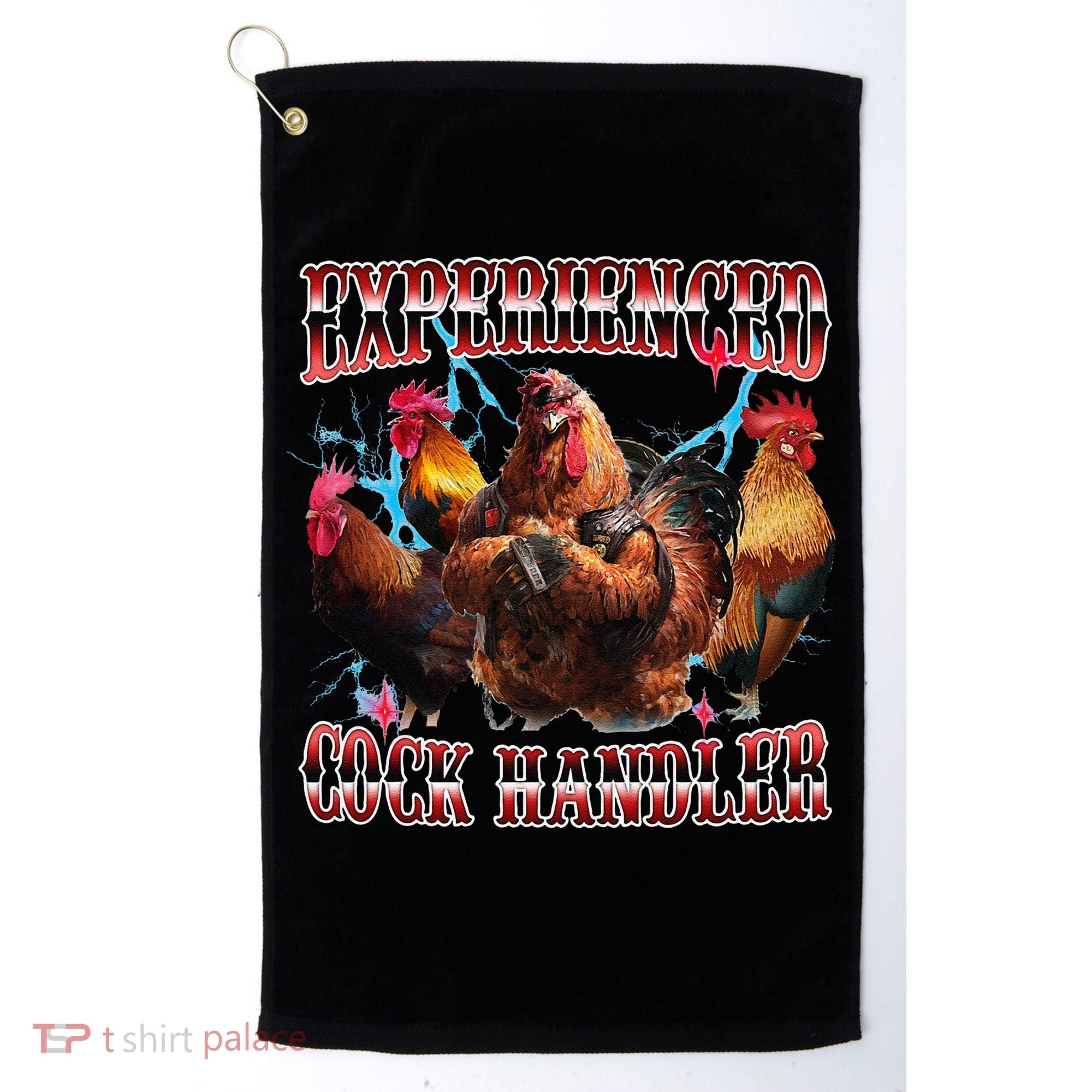 Funny Sayings For Adult Experienced Cock Handler Meme Dank Golf Towel