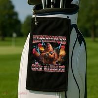 Funny Sayings For Adult Experienced Cock Handler Meme Dank Golf Towel thumb 2