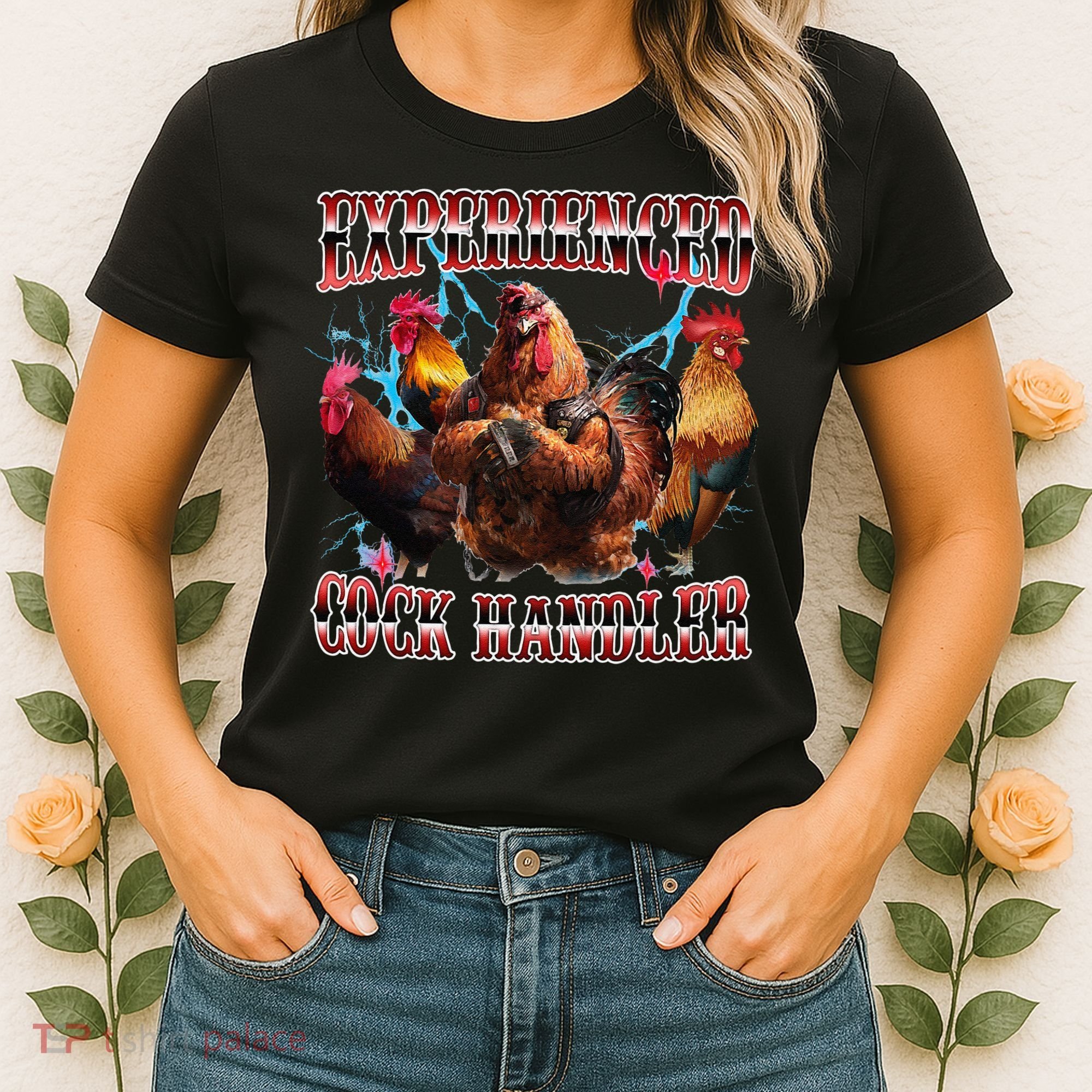 Funny Sayings For Adult Experienced Cock Handler Meme Dank Women's T-Shirt