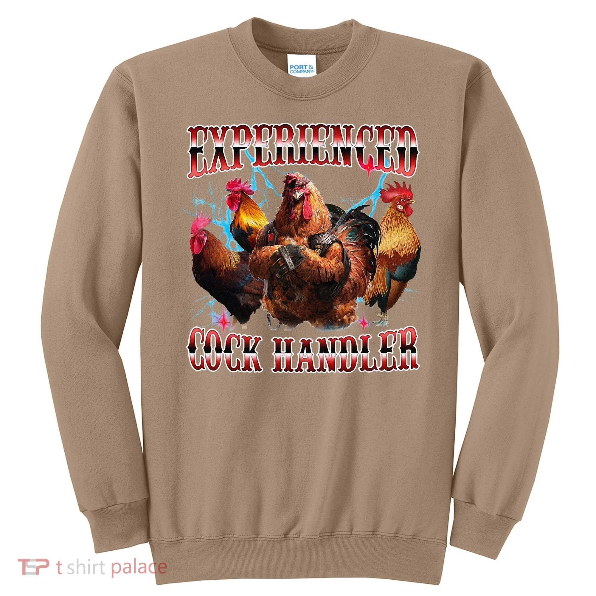 Funny Sayings For Adult Experienced Cock Handler Meme Dank Sweatshirt