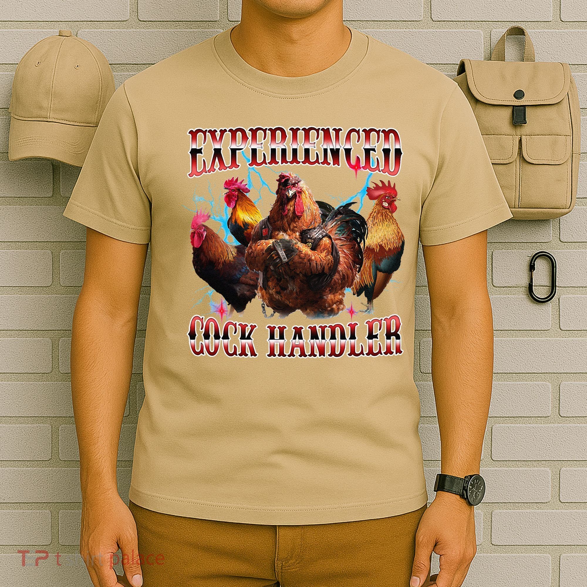 Funny Sayings For Adult Experienced Cock Handler Meme Dank T-Shirt