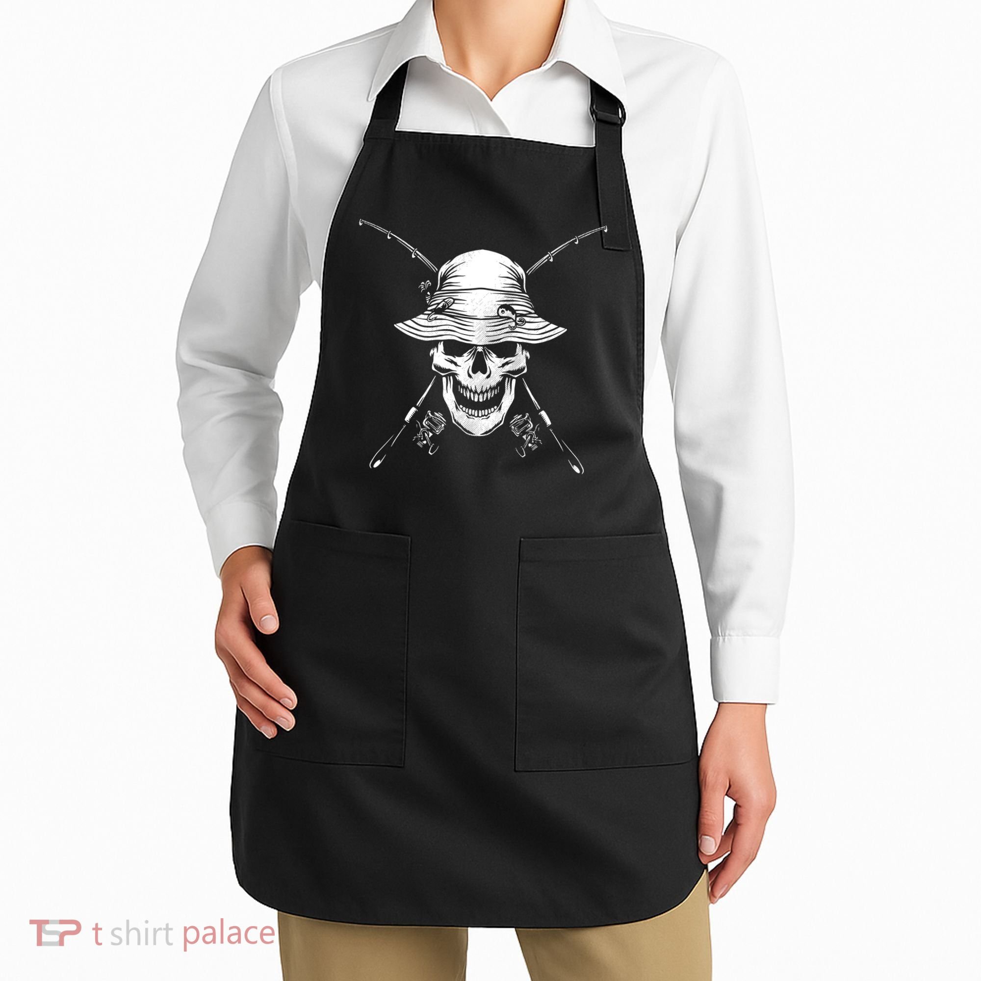 Fishing Skull Apron