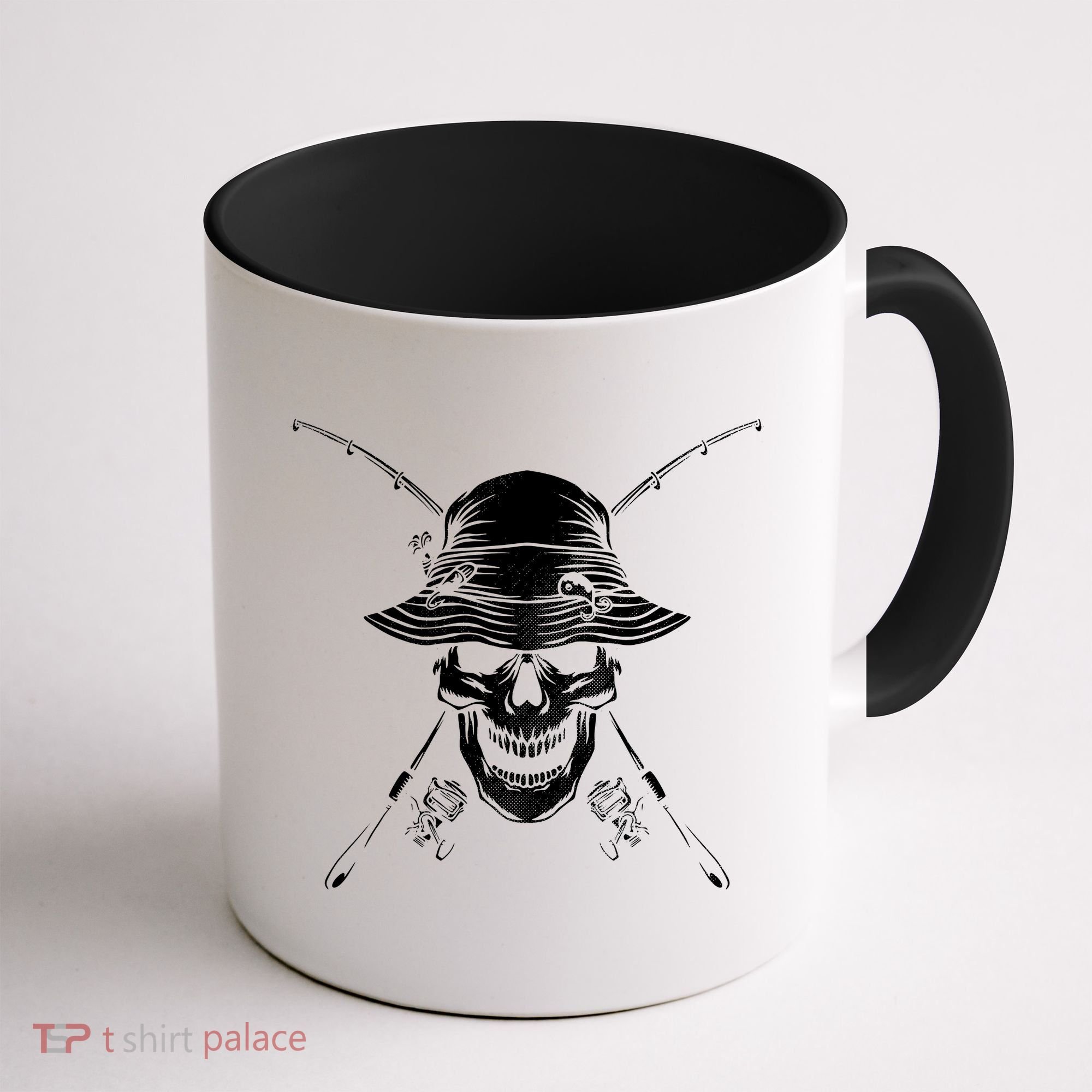 Fishing Skull Coffee Mug