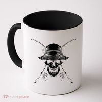 Fishing Skull Coffee Mug thumb 0
