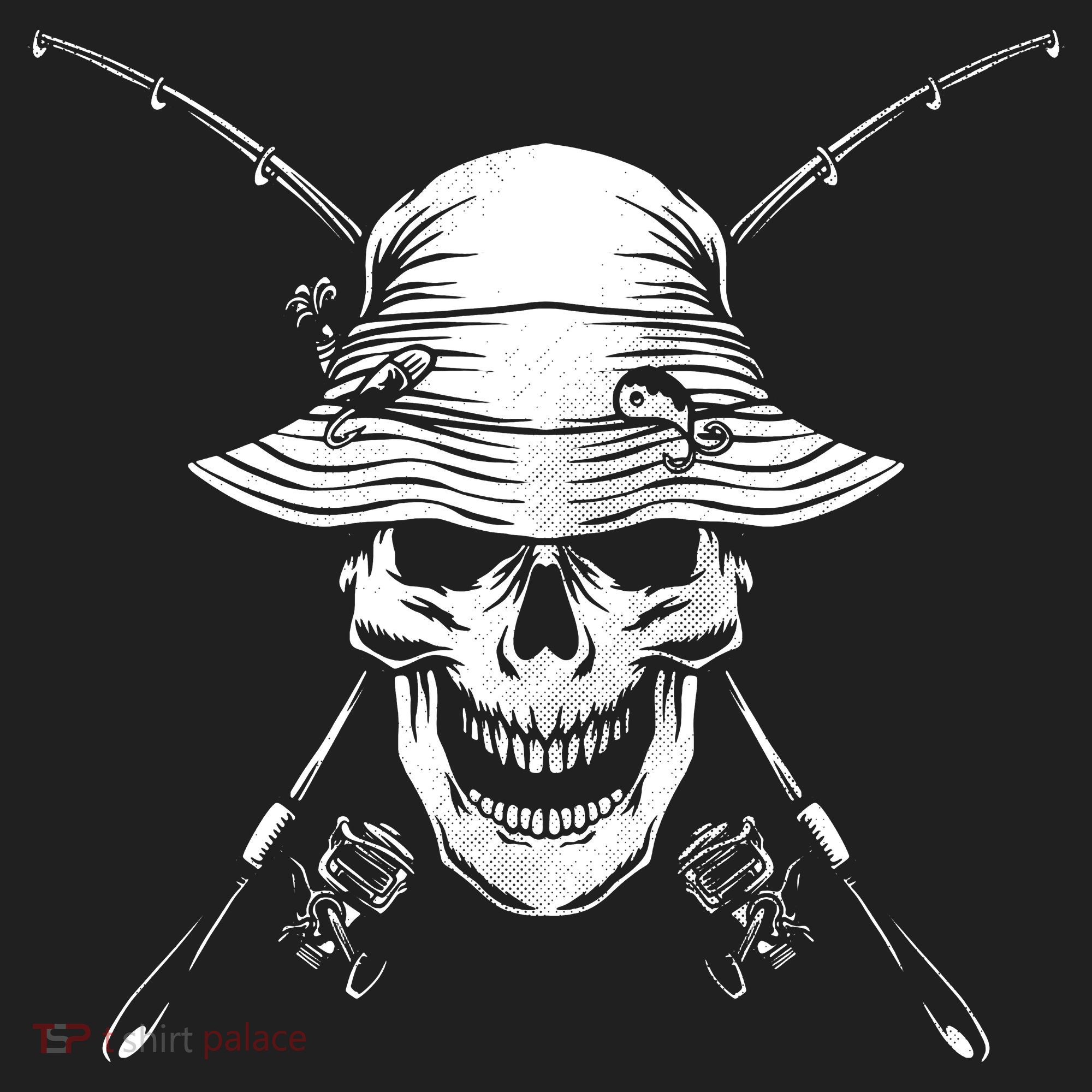 Fishing Skull Beanie