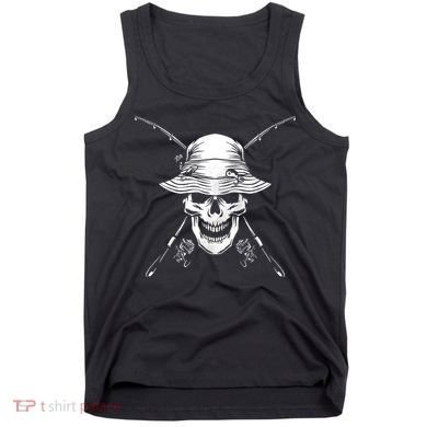 Fishing Skull Tank Top