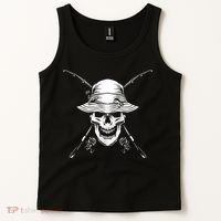 Fishing Skull Tank Top thumb 2