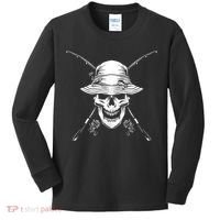 Fishing Skull Kids Long Sleeve Shirt thumb 0