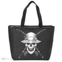 Fishing Skull Tote Bag thumb 0