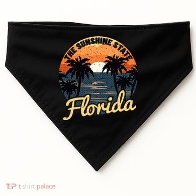 Florida Sunset USA-Made Doggie Bandana