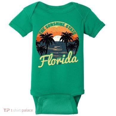 Florida Sunset Baby Bodysuit