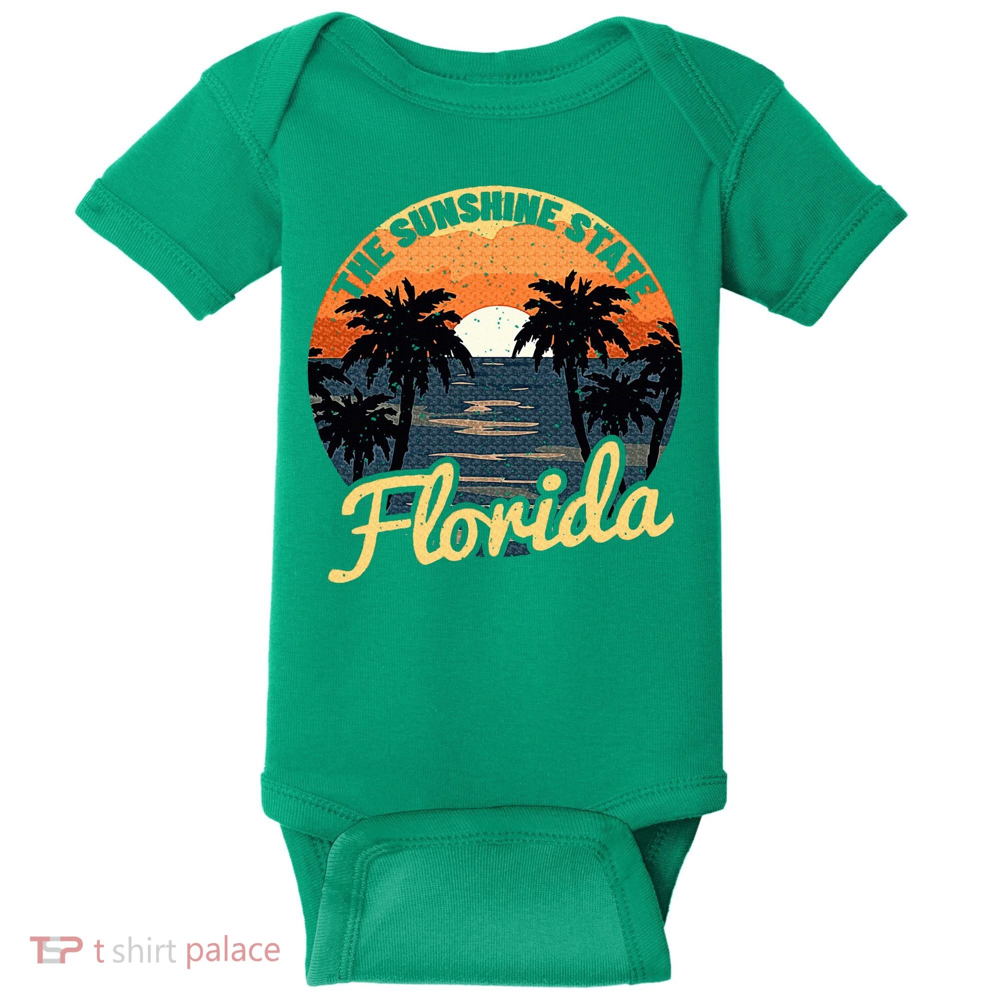 Florida Sunset Baby Bodysuit