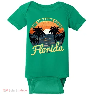 Florida Sunset Baby Bodysuit