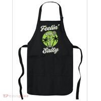 Feeling Salty Funny Cinco De Mayo Margarita Mexican Apron thumb 0
