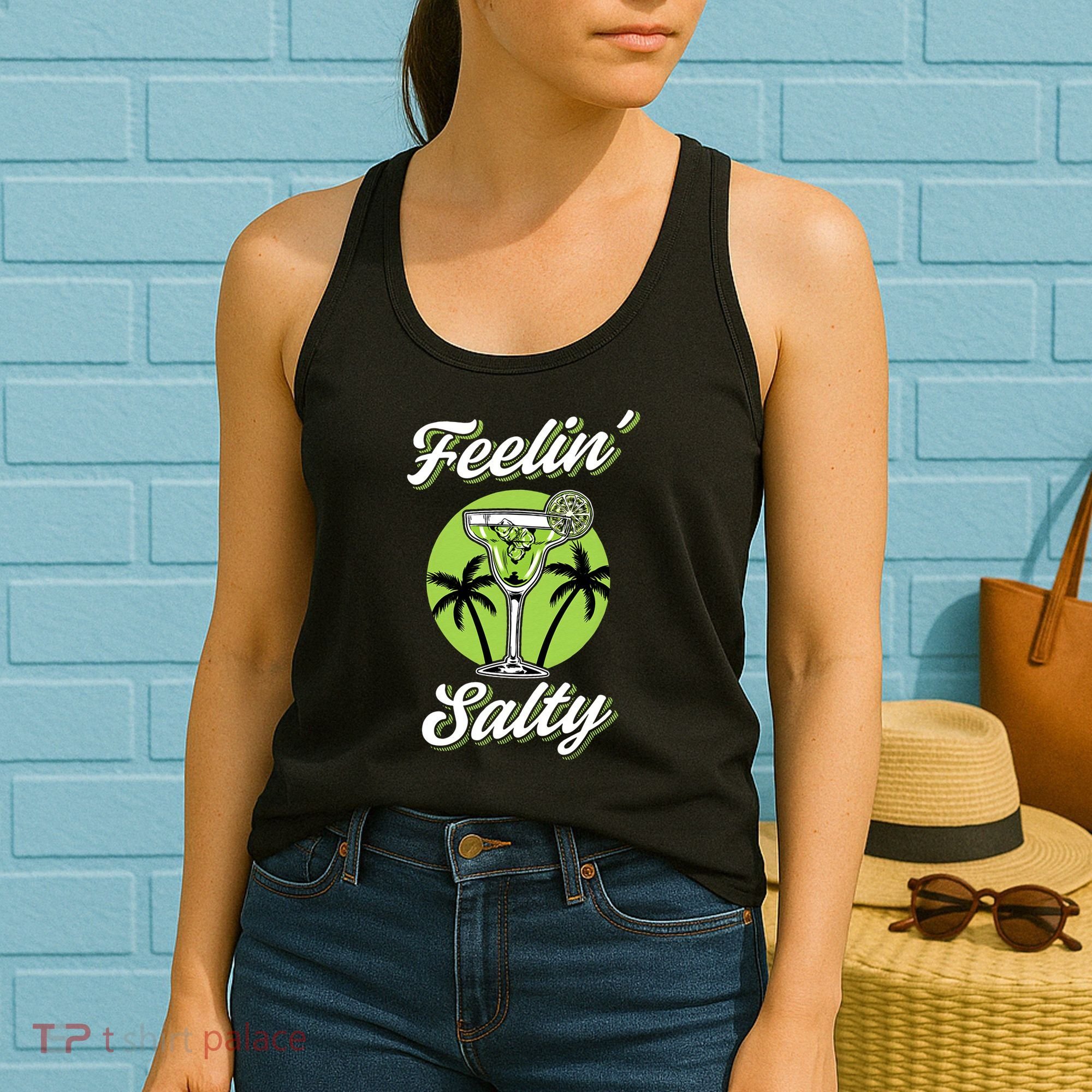 Feeling Salty Funny Cinco De Mayo Margarita Mexican Women's Tank Top