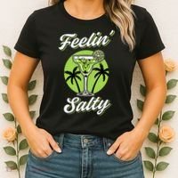 Feeling Salty Funny Cinco De Mayo Margarita Mexican Women's T-Shirt thumb 2