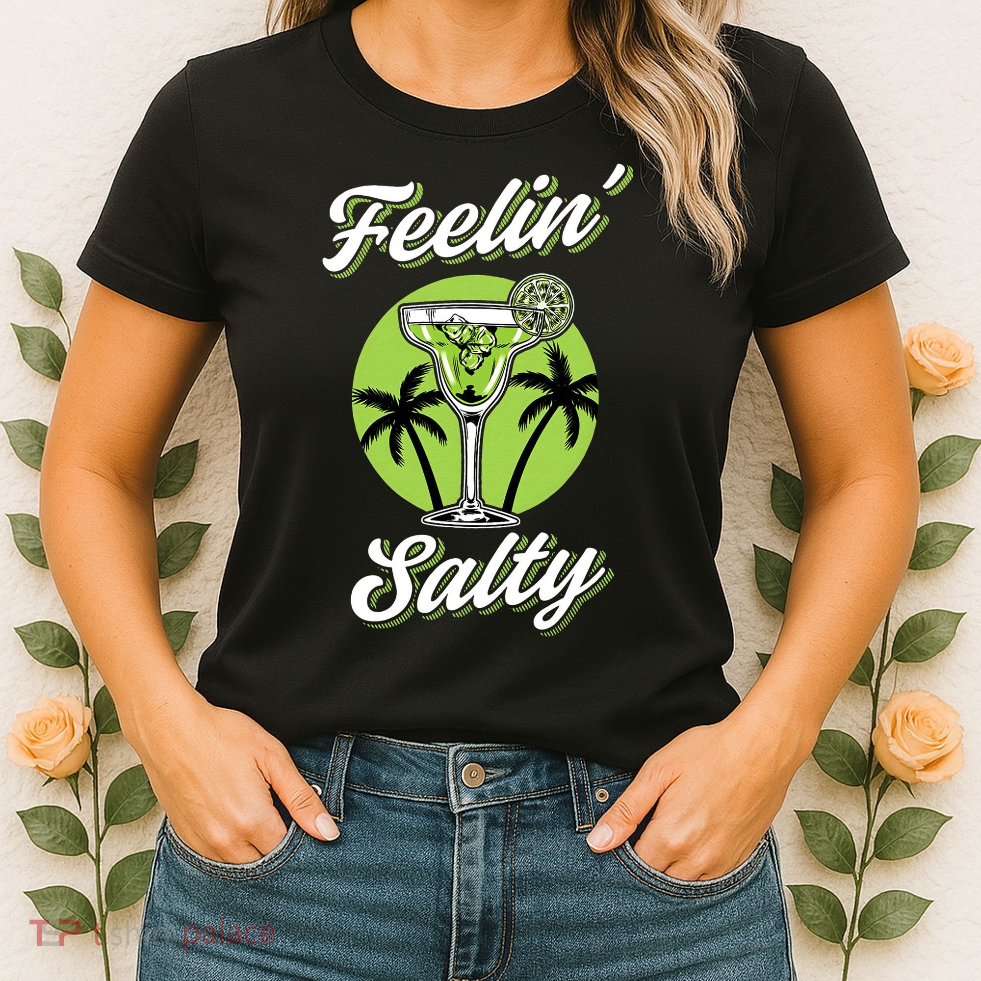 Feeling Salty Funny Cinco De Mayo Margarita Mexican Women's T-Shirt