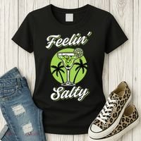 Feeling Salty Funny Cinco De Mayo Margarita Mexican Women's T-Shirt thumb 3