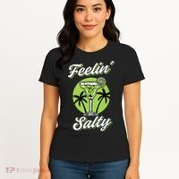 Feeling Salty Funny Cinco De Mayo Margarita Mexican Women's T-Shirt thumb 4