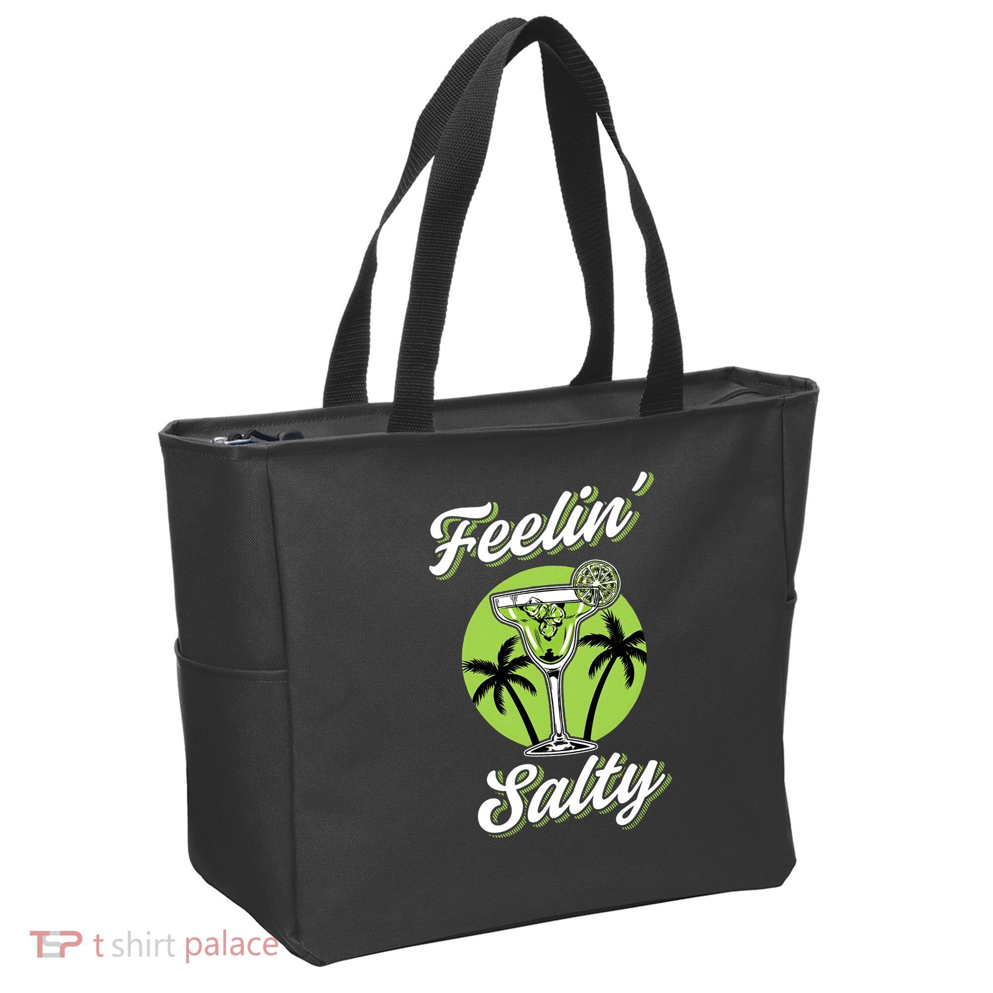 Feeling Salty Funny Cinco De Mayo Margarita Mexican Tote Bag