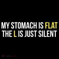 Flat Stomach Funny Saying Backpack thumb 2