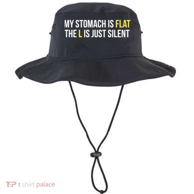 Flat Stomach Funny Saying Bucket Hat
