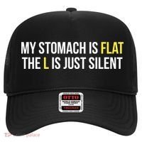 Flat Stomach Funny Saying Hat thumb 0