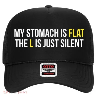 Flat Stomach Funny Saying Hat