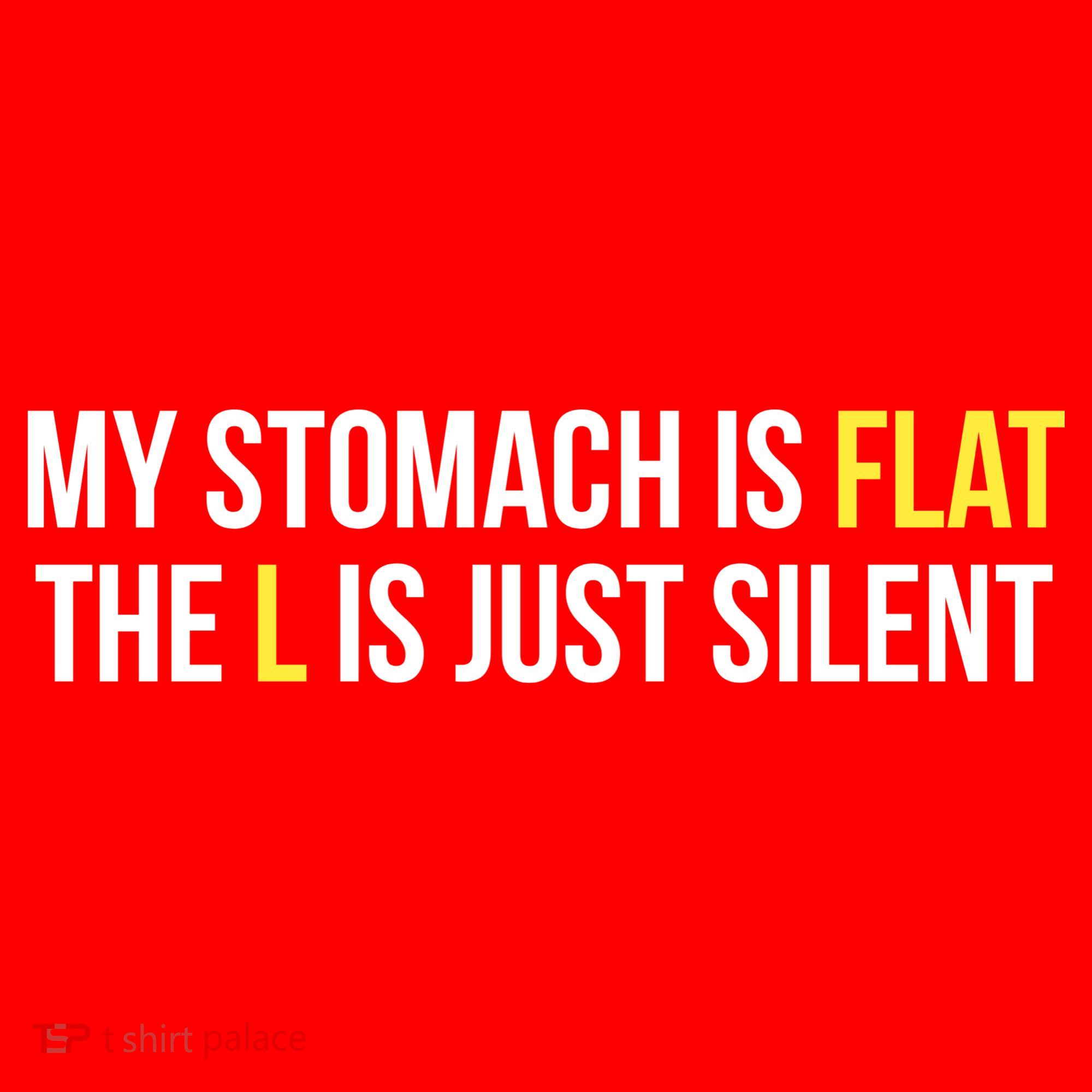 Flat Stomach Funny Saying Santa Hat