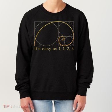 Fibonacci Spiral Fibonacci Sequence Fibonacci Golden Ratio Women's Sweatshirt