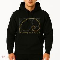 Fibonacci Spiral Fibonacci Sequence Fibonacci Golden Ratio Hoodie thumb 2