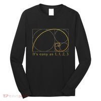 Fibonacci Spiral Fibonacci Sequence Fibonacci Golden Ratio Long Sleeve Shirt thumb 0