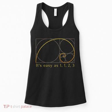 Fibonacci Spiral Fibonacci Sequence Fibonacci Golden Ratio Women's Tank Top