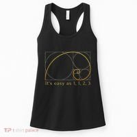Fibonacci Spiral Fibonacci Sequence Fibonacci Golden Ratio Women's Tank Top thumb 0