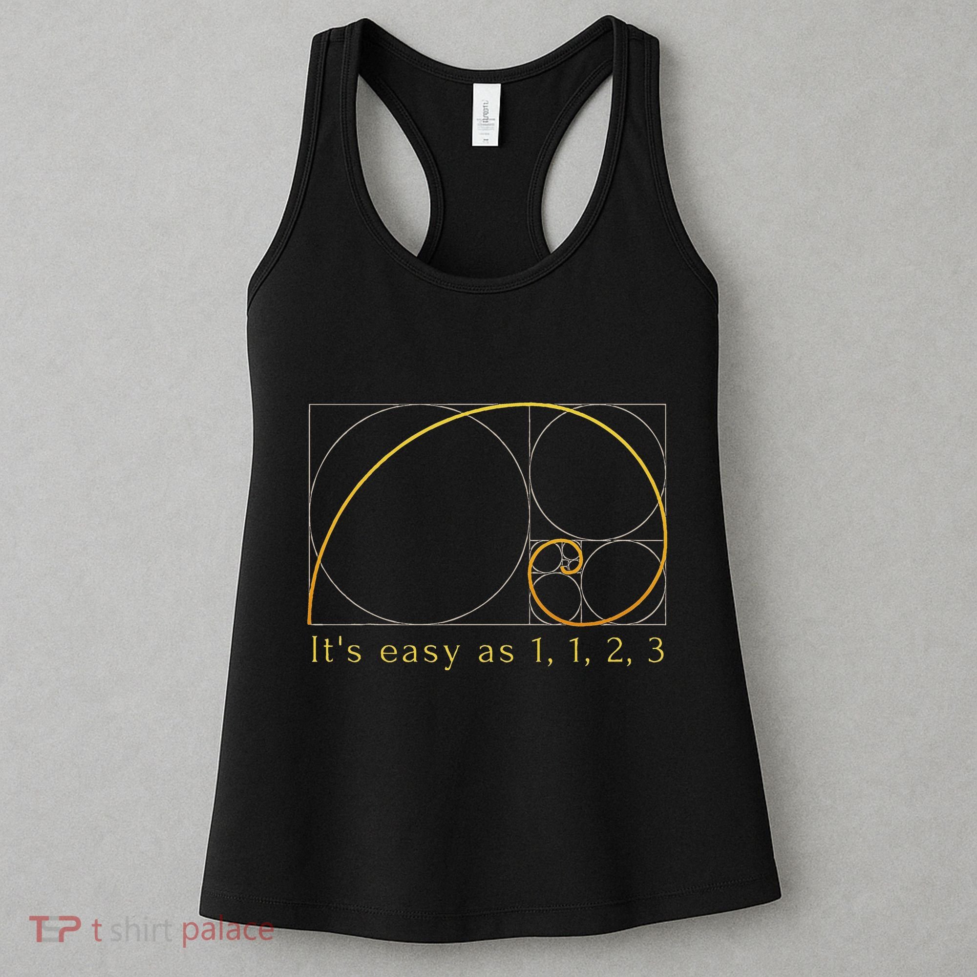Fibonacci Spiral Fibonacci Sequence Fibonacci Golden Ratio Women's Tank Top