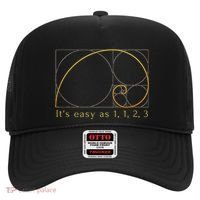 Fibonacci Spiral Fibonacci Sequence Fibonacci Golden Ratio Hat thumb 0
