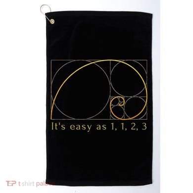 Fibonacci Spiral Fibonacci Sequence Fibonacci Golden Ratio Golf Towel