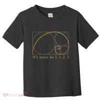 Fibonacci Spiral Fibonacci Sequence Fibonacci Golden Ratio Toddler T-Shirt thumb 0