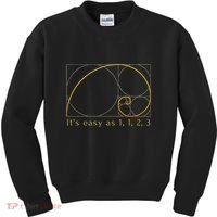 Fibonacci Spiral Fibonacci Sequence Fibonacci Golden Ratio Kids Sweatshirt thumb 0