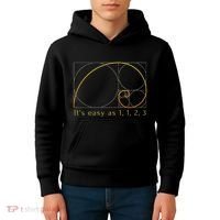 Fibonacci Spiral Fibonacci Sequence Fibonacci Golden Ratio Kids Hoodie thumb 4