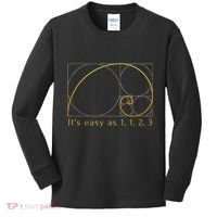Fibonacci Spiral Fibonacci Sequence Fibonacci Golden Ratio Kids Long Sleeve Shirt thumb 0