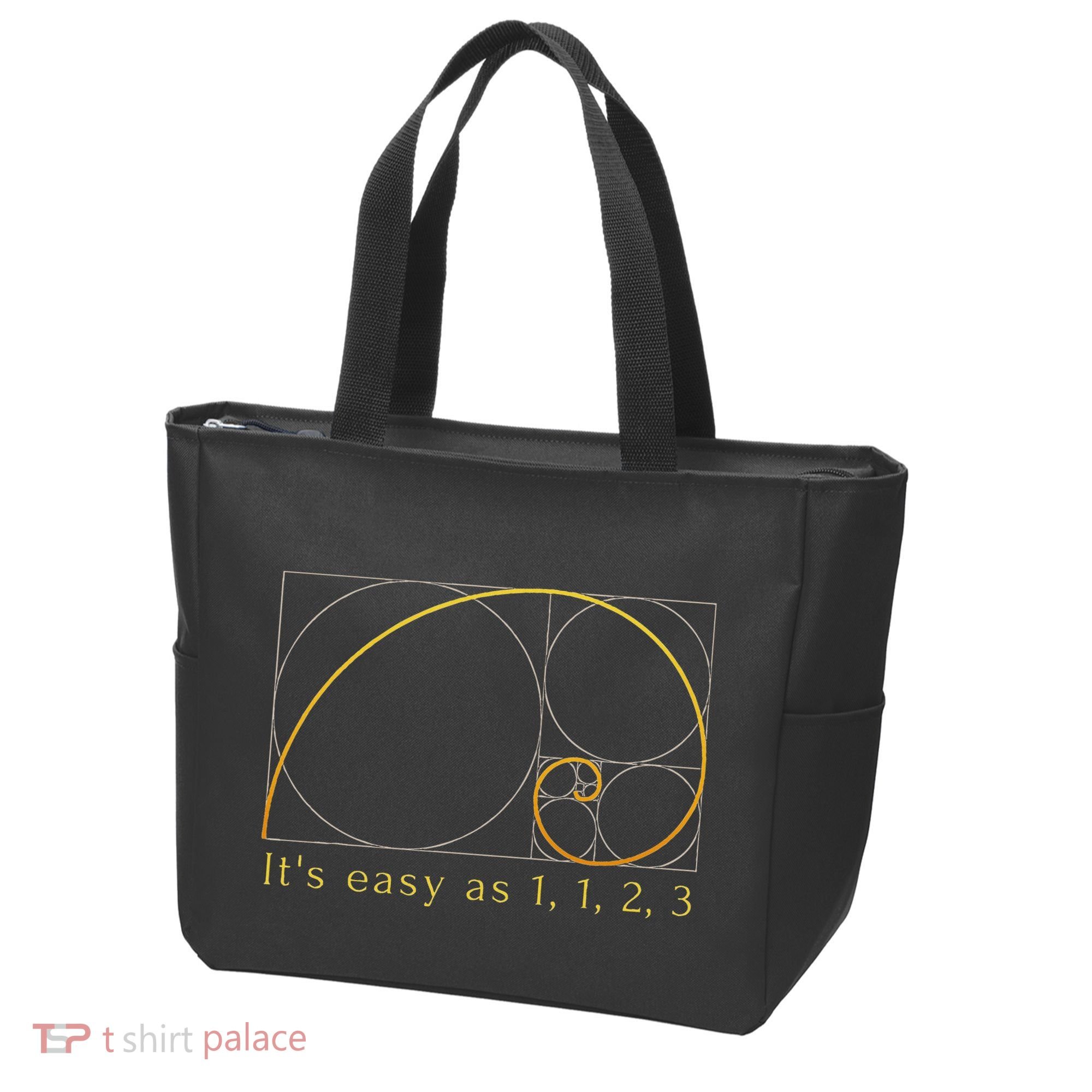 Fibonacci Spiral Fibonacci Sequence Fibonacci Golden Ratio Tote Bag
