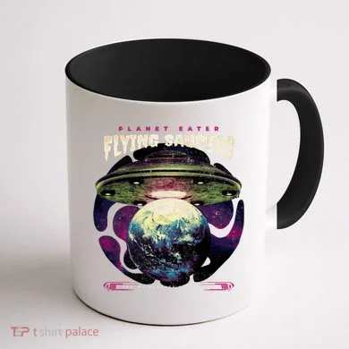 Flying Saucers Coffee Mug back